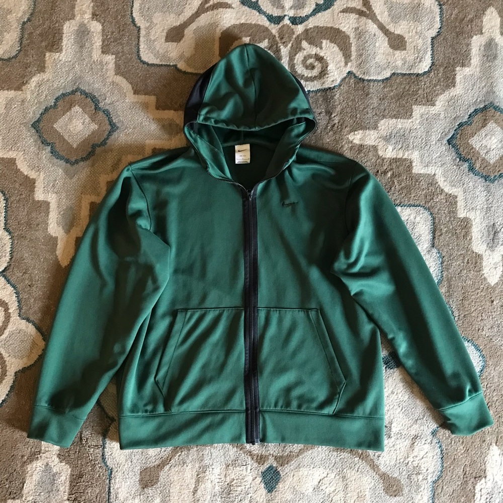 Nike dri-fit zip-up hoodie large